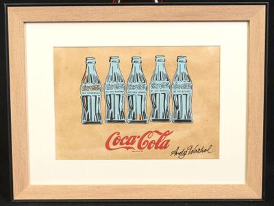 an image of a picture of a group of coca cola bottles