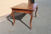 Table en bois fruitier à double plateau mobile, ceinture lég… (photo 3)