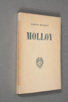the front cover of a book with the title molloy on it