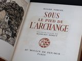 un livre ouvert sur lequel figure l'image d'un village