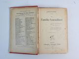 a book opened to show a list of families in french