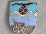 a close up of a badge with a bird on it