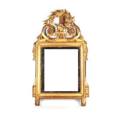 a gold picture frame with a picture of a dragon on it