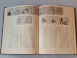 an open book with pictures of people on it