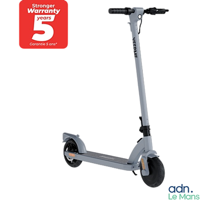 an image of a scooter with a black seat and wheels