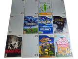 beaucoup de jeux vidéo sur la table ensemble