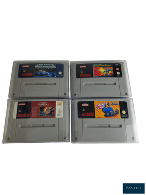 trois cartouches de jeux Nintendo empilées les unes sur les autres