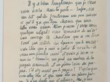 une vieille lettre écrite en espagnol sur un bout de papier