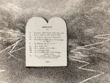 a drawing of a heart shaped piece of paper with a poem written on it