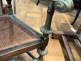 a chair that is sitting on the floor in a room