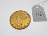 gros plan d'une pièce de monnaie portant une étiquette de prix