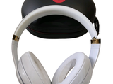 a pair of headphones sitting on top of a case