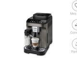 une image représentant une machine à café sur laquelle est posée une tasse de café