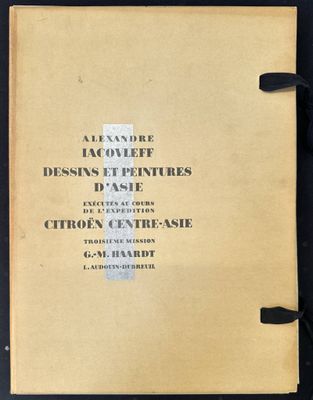 IACOVLEFF, Alexandre. Dessins et peintures d'Asie. Exécutés …