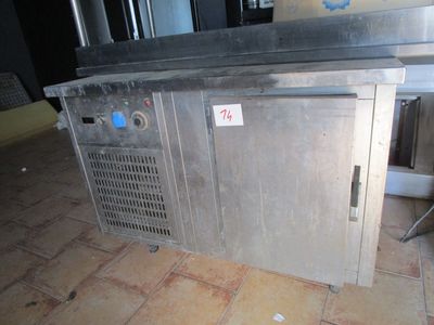 an image of a stainless steel counter top in a kitchen