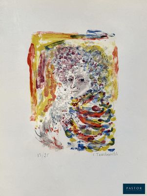 an image of a painting of a koala in a frame