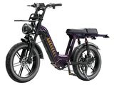 une image représentant une trottinette électrique violette sur fond blanc