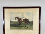 une image d'un tableau représentant un homme sur un cheval dans un champ