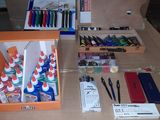a box with a lot of supplies on it on a table