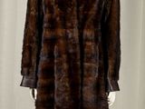 an image of a woman ' s fur coat on a mannequin stand