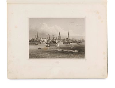 a picture of a picture of boats in the water