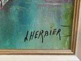 a picture of a painting with a name written on it