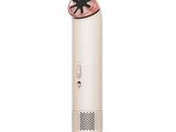 un purificateur d'air blanc et rose sur fond blanc