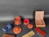 a small assortment of miniature objects sitting on a table