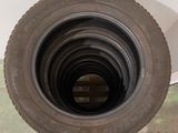 a large tire that is inside of a building