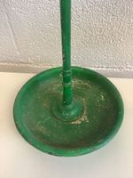 Porte-parapluie / porte-canne ancien en fonte peint en vert,… (photo 4)
