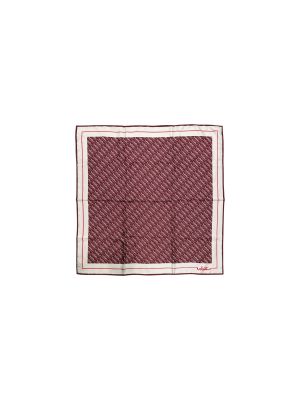 une pochette rouge et blanche à motifs