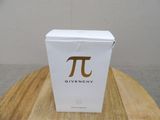 a white box with a gold pi symbol on it