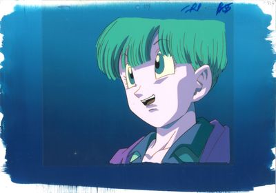 un dessin représentant un jeune homme aux cheveux verts