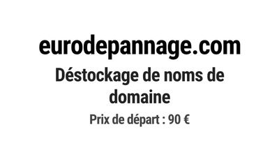 Nom de domaine eurodepannage.com.