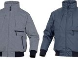 men ' s winter jackets with hoods and jackets on a white background