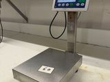 an image of a scale on a counter in a lab
