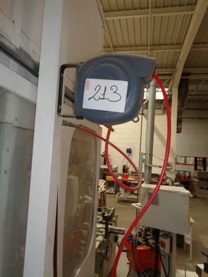a picture of a machine in a factory with a price tag on the back of it