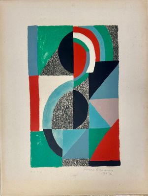 an image of a picture of an abstract painting on paper