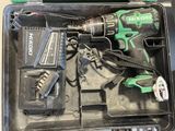 a tool kit in a plastic case on a table