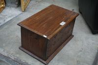 mallette de style colonial - ornée de ferrures en cuivre - 3… (photo 2)