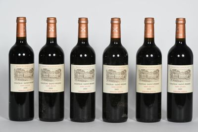 6 B CHÂTEAU SAINT-PIERRE (Caisse Bois d'origine sale sans pa…