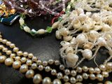a lot of pearls that are on a table