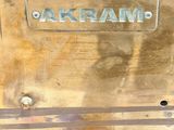 an image of a metal box with the name arkram on it