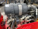 an image of a close up view of a truck ' s engine
