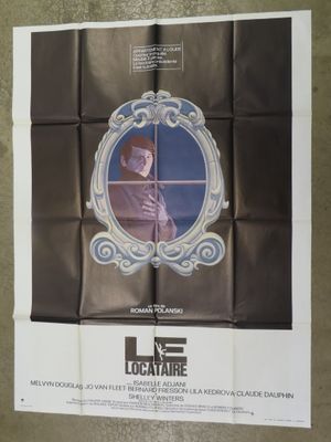 an old movie poster of a man holding a gun in front of a window