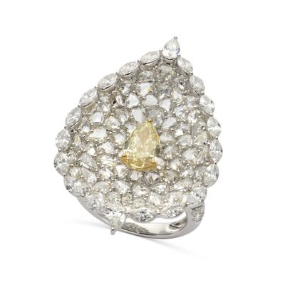 an image of a diamond and white gold ring
