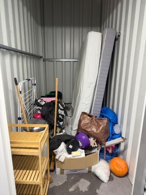 a room with a lot of stuff inside of it