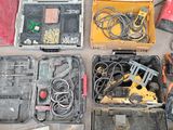 a lot of tools that are laying out on the floor