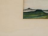a picture of a painting on the wall of a room