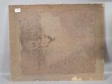 an old picture of a piece of paper with a picture of a boat on it